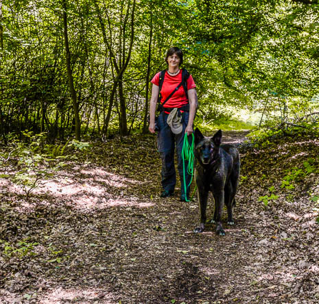 Susanne und Anja mit dem Planwagen durch die Uckermark (2015)