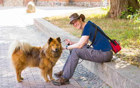 Susanne und Anja mit dem Planwagen durch die Uckermark (2015)