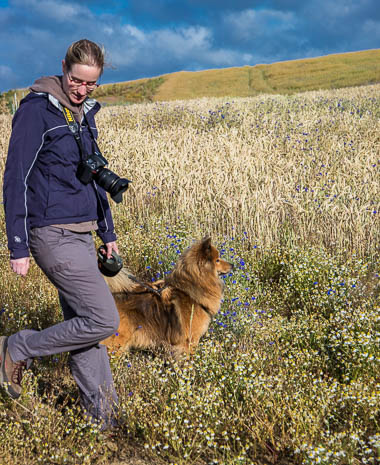 Susanne und Anja mit dem Planwagen durch die Uckermark (2015)